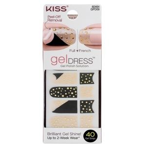 KISS gel dress nail stickers. Brilliant gel shine